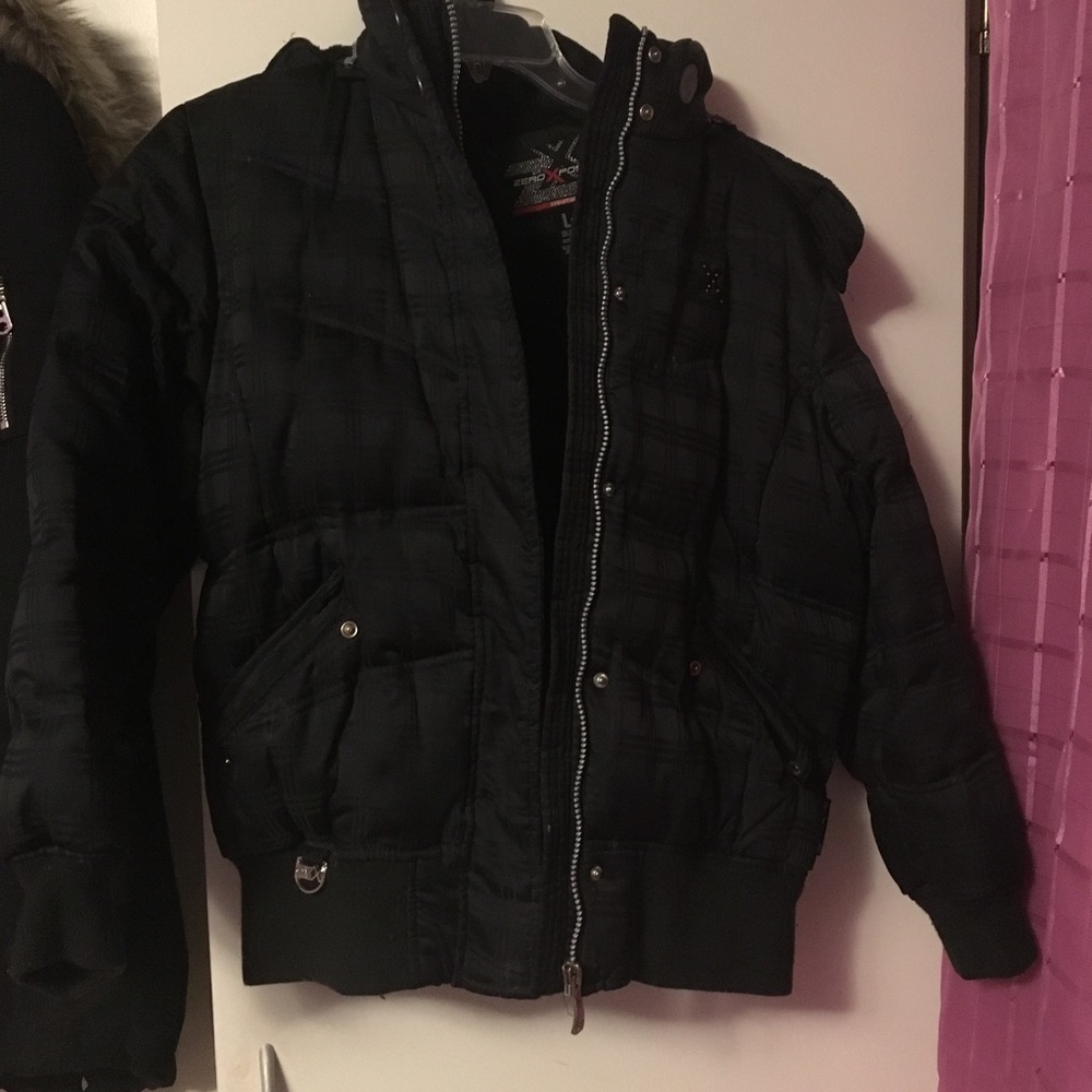 black jacket